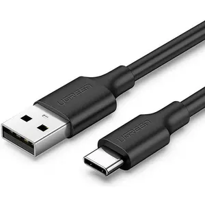 UGREEN USB A to USB Type C Cable, 480Mbps Data Transfer Rate, Qualcomm 3.0 Quick Charge, Max 5V 3A Power Output, 1m Cable Length, Wide Compatibility, Black | 60116