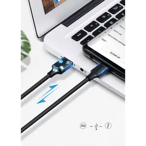 UGREEN USB A to USB Type C Cable, 480Mbps Data Transfer Rate, Qualcomm 3.0 Quick Charge, Max 5V 3A Power Output, 1m Cable Length, Wide Compatibility, Black | 60116