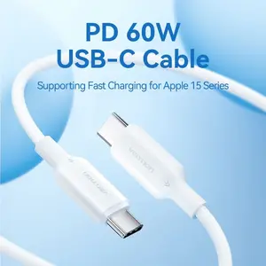 Vention USB 2.0 Type-C Male to Type-C Male 3A Cable PVC Type | 1M (TRCBF)