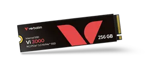 Verbatim Vi3000 256GB PCIe Gen 3.0 M.2 2280 NVMe SSD