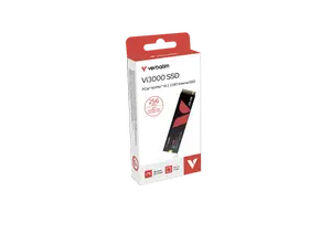 Verbatim Vi3000 256GB PCIe Gen 3.0 M.2 2280 NVMe SSD
