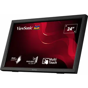 ViewSonic TD2423 24 Inch 1080p Touch Screen Monitor, 10-Point, USB Hub IR Touch, HDMI, DisplayPort, VGA, USB Hub, Eye Care, Anti Glare, Dual Speakers, Tilt