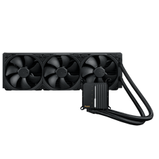 ASUS ProArt LC 420 AIO Liquid Cooler | 420mm Thick Radiator, Illuminated System Status Meter, Three Noctua NF-A14 Industrial PPC-2000 PWM 140mm Radiator Fans