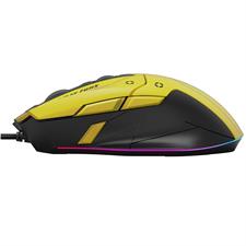 Bloody W70 Max RGB Gaming Mouse - 10,000 CPI, Cyber Punk Edition | Punk Yellow