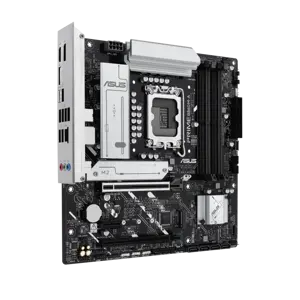 ASUS Prime B860M-A WiFi-CSM mATX Intel Core Ultra Motherboard, DDR5, PCIe 5.0, Two M.2 Slots, Wi-Fi 6E, 2.5Gb Ethernet, USB Type-C, DisplayPort, HDMI™, M.2 Heatsink