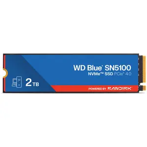 WD Blue SN5100 2TB NVMe SSD, M.2 2280, PCIe Gen 4.0, Internal Solid State Drive - Read Speeds Up to 7100MB/s
