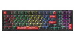 Bloody WS98 Dual Core Wireless Mechanical Red Switch RGB Gaming Keyboard - Sports Red