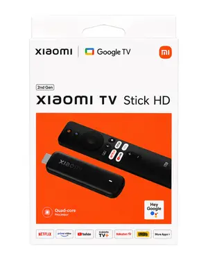 Xiaomi TV Stick HD 2nd Gen Streaming Device with Google TV, Dolby Audio and DTS:X sound, Wi-Fi 5, Bluetooth 5.0, Voice Contol