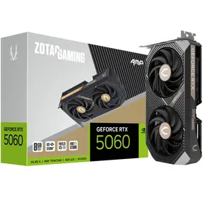 ZOTAC GAMING GeForce RTX 5060 AMP 8GB GDDR7 PCI Express 5.0 x8 Graphics Card, IceStorm 2.0 Cooling, BladeLink Fans, DLSS 4, PCIE 5.0, Metal Backplate