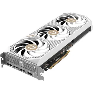 ZOTAC GAMING GeForce RTX 5070 AMP White Edition Graphics Card, 12GB GDDR7 192-bit, 28 Gbps, PCIE 5.0, IceStorm 2.0 Cooling, Spectra RGB Lighting - White