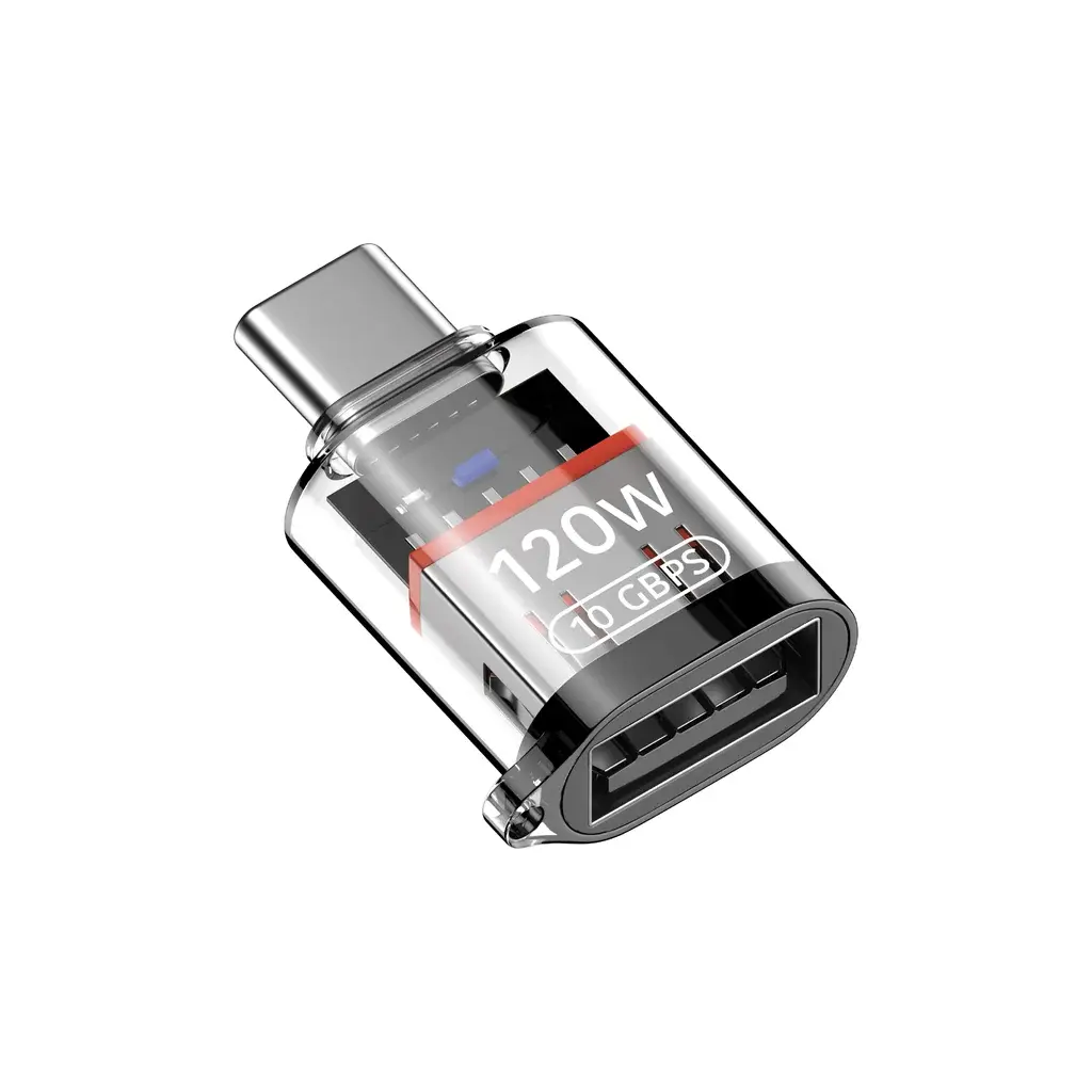 Amaze A12 Pro Type-C To USB 3.2 OTG Adapter, 120W Max Power, 10Gbps Transfers