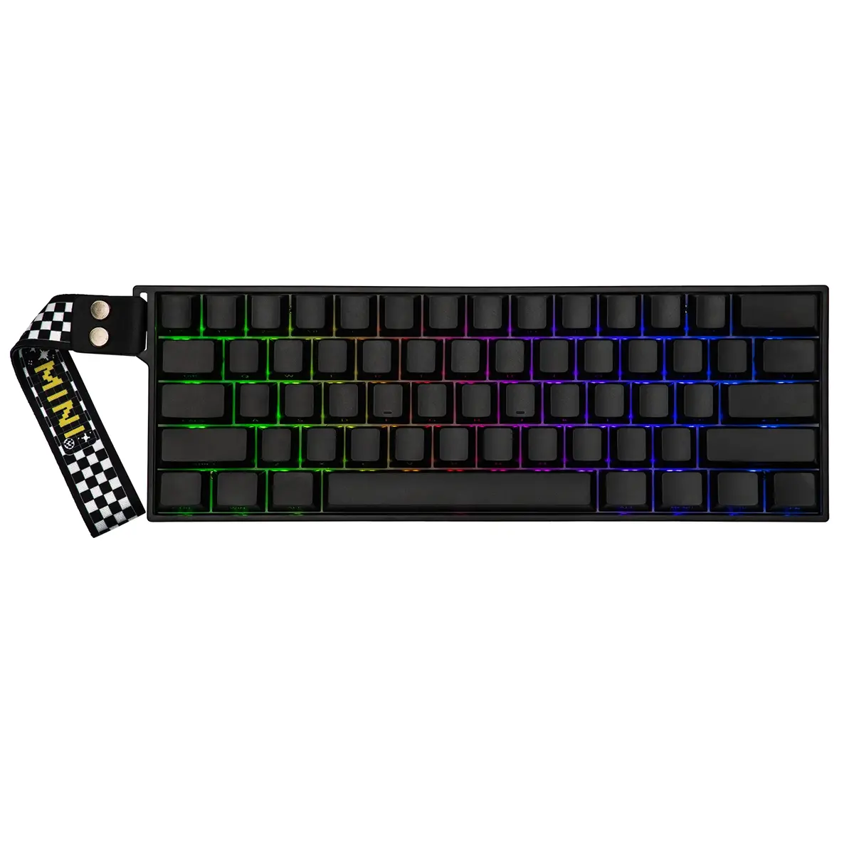 Aula MINI60 HE PRO Wireless Gaming Keyboard, 60%, Tri-Mode - BT, 2.4G, Wired, Hall Effect, Rapid Trigger, Side-Printed Keycaps, Stormrise Magnetic Switch, 8000Hz Polling, RGB Hot Swappable, Black