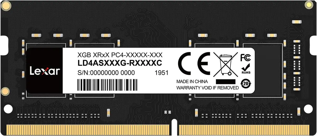 Lexar 16GB DDR4 3200MHz SO-DIMM Laptop RAM