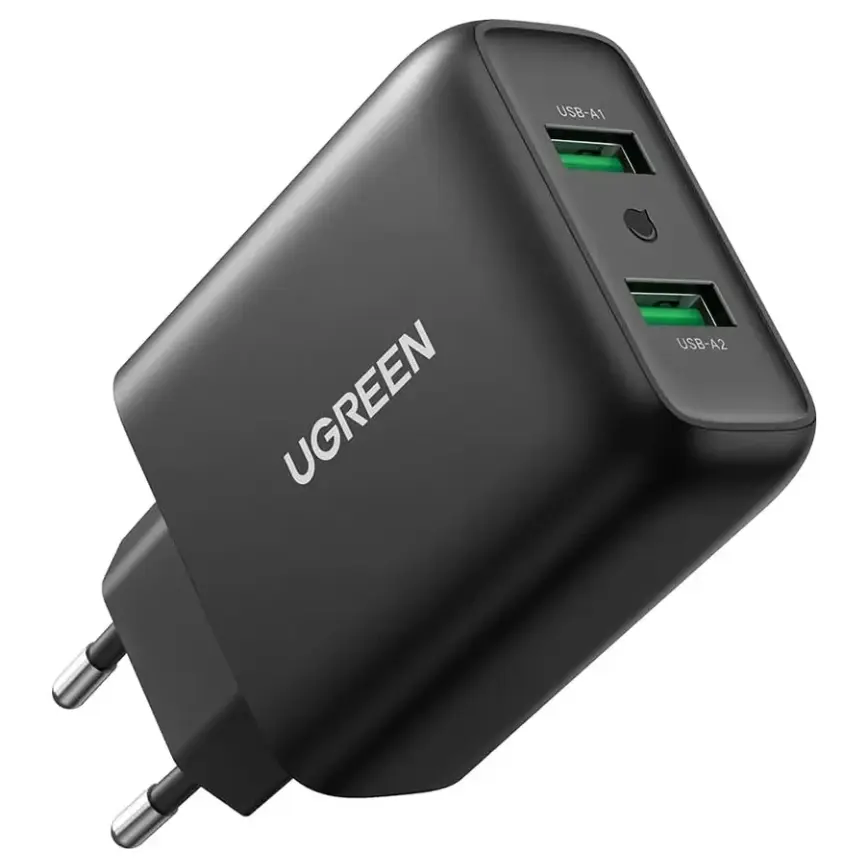 UGREEN 10216 36W Dual USB-A QC 3.0 Charger