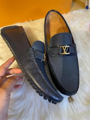 LV men Loafers Blue gold Buckle - Size EU 41- US 8