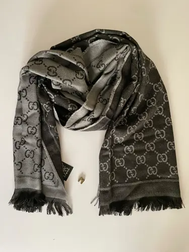 Gucci black scarf - Rectangular 