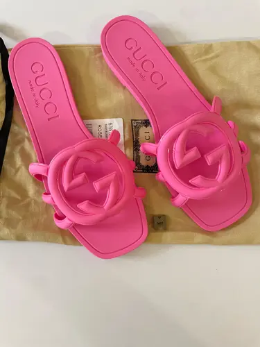 Gucci rubber slides - Size 38