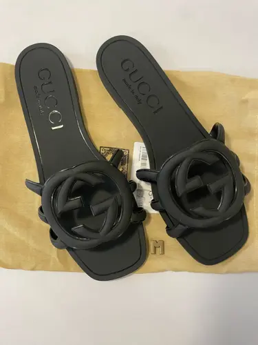 Gucci rubber slides - Size 41