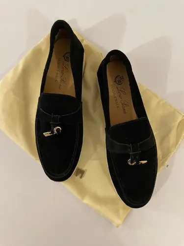 Loro Piana Black loafers - Size 38 - Master regular 