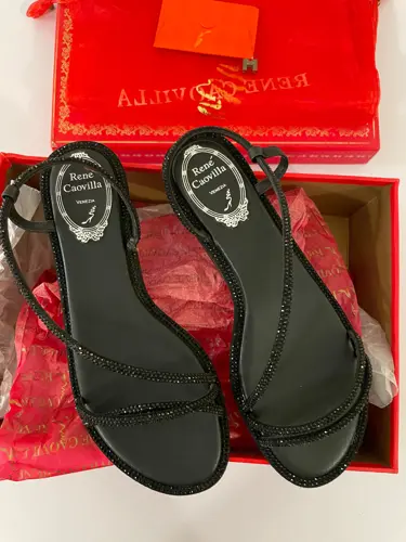 Rene sandals black - Size 37 - Premium