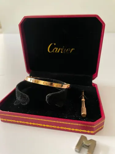 Cartier Love bangle Plain Thin - Rosegold