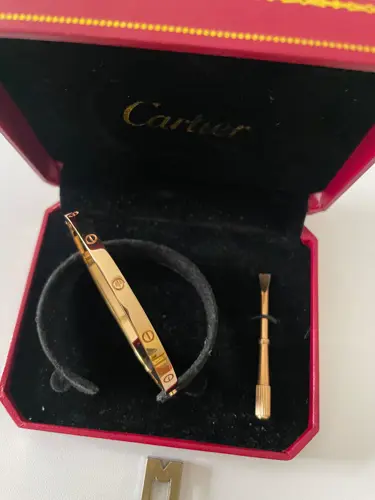 Cartier Love bangle Plain Thin - Rosegold