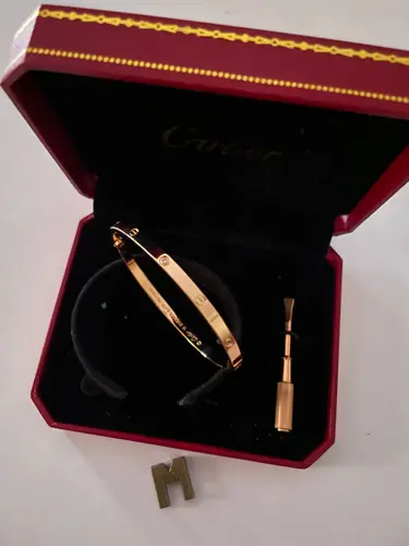 Cartier Love with Stones Thin - Rosegold 