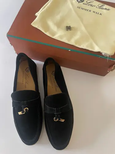 Loro Piana Black loafers - Size 37/38 - Master regular 