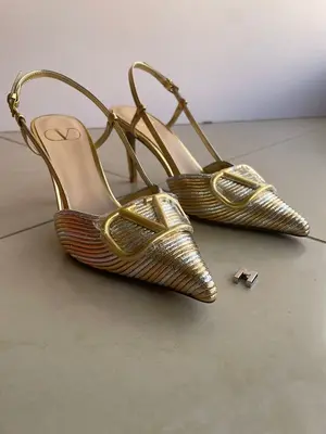 Valentino Slingback Heels - Size 38 