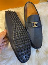 LV men Loafers Blue gold Buckle - Size EU 41- US 8