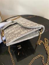 Dior Small Saddle Pouch with Chain 