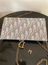Dior Small Saddle Pouch with Chain 