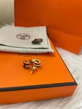 Hermes mini POP H earrings - Black 