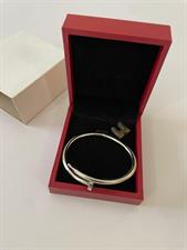 Cartier Nail bangle plain - SIlver  - Instock