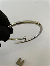 Cartier Nail bangle plain - SIlver  - Instock
