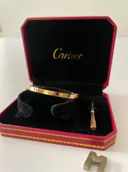 Cartier Love bangle Plain Thin - Rosegold