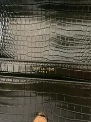YSL Sunset Green Croc pattern 19 Carat - 22cm 