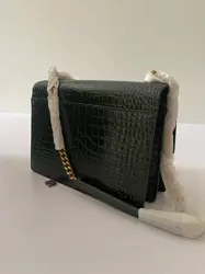 YSL Sunset Green Croc pattern 19 Carat - 22cm 