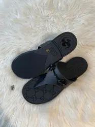 Gucci rubber thongs Black - Size 38 