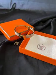 Hermes Clic H bangel Beige - Size 20
