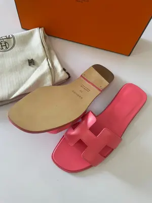 Hermes Oran Rose color - Size 37