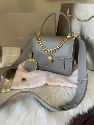 Bvlgari top handle mini bag 19.5cm 