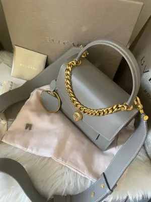 Bvlgari top handle mini bag 19.5cm 