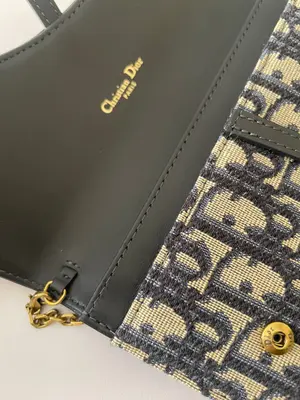Dior Small Saddle Pouch with Chain - 19cm 