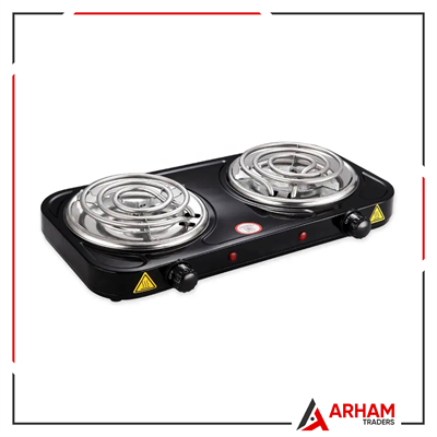 Imported - Double Electric Stove - New Model - 2000 Watts