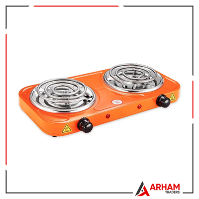 Imported - Double Electric Stove - New Model - 2000 Watts