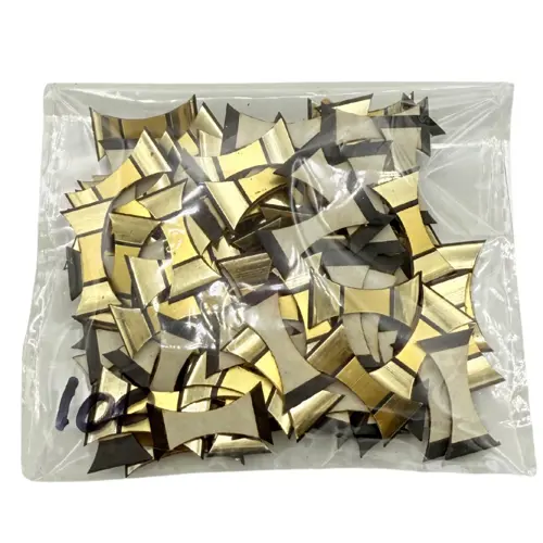 Stickers - Golden And Black - Unisex - Pack Of 100 