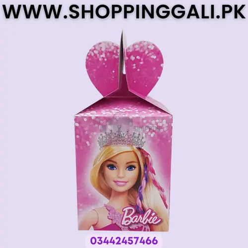 Barbie Goody Box - 7 x 4 Inch - Gift Box - Barbie Theme - Pink - Girls - Pack Of 10