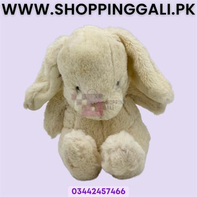 Rabbit Toy - 7 Inch - Stuffed Toys - White Color - Unisex