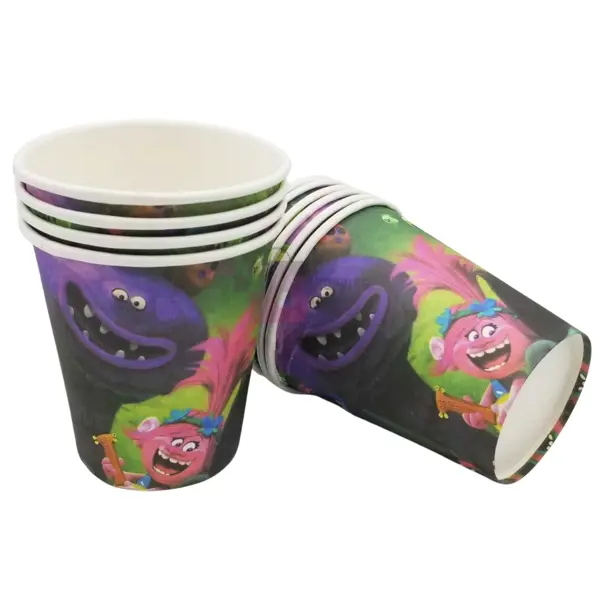 Trolls Paper Cups - 200 ml - Multicolor - Unisex - Pack Of 10
